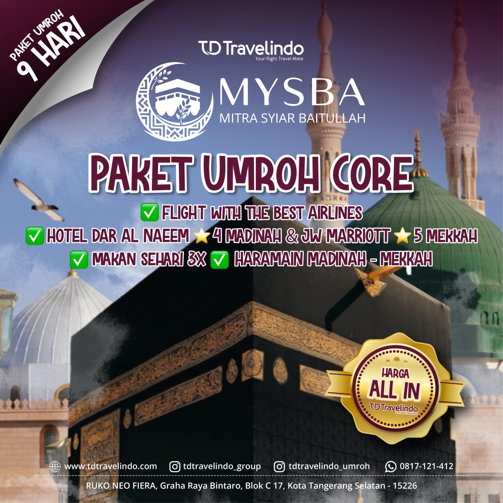 Paket Umroh Mysba CORE